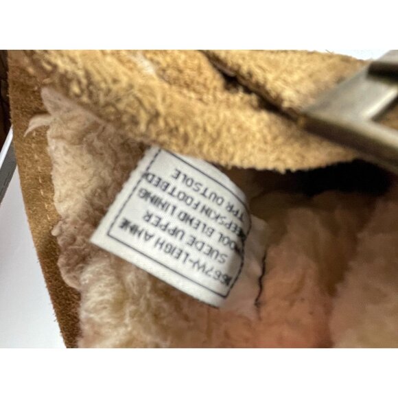 bearpaws boots winter rain brown suede upper adjustable strap size 8 READ - Picture 8 of 8